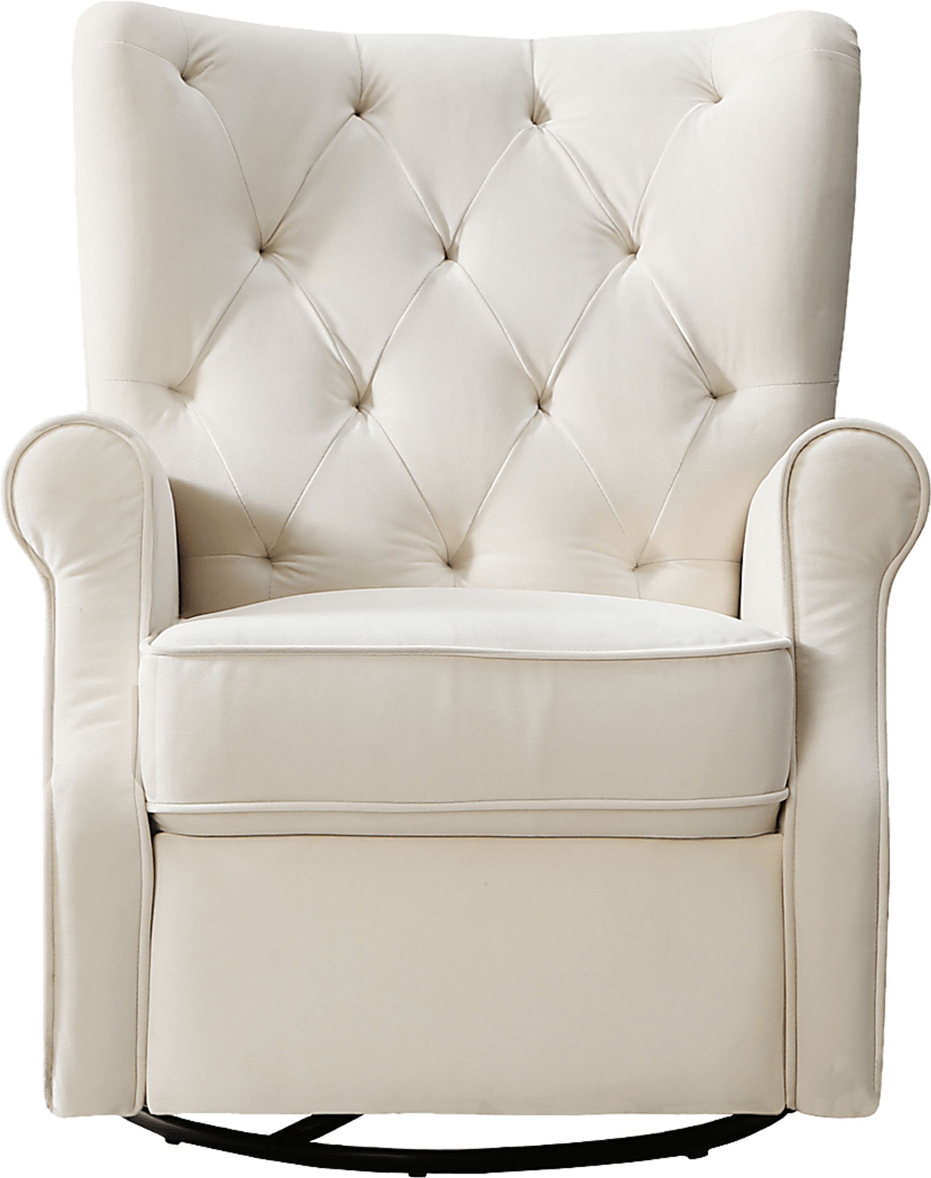 Nursery Alyna Cream Swivel Recliner - Image 2