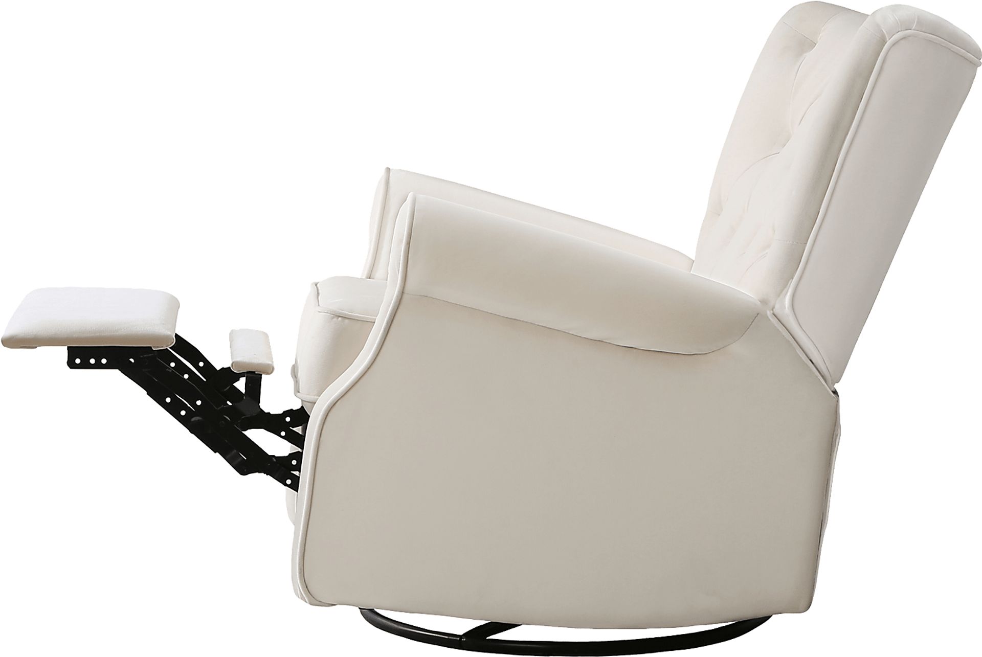 Nursery Alyna Cream Swivel Recliner - Image 3