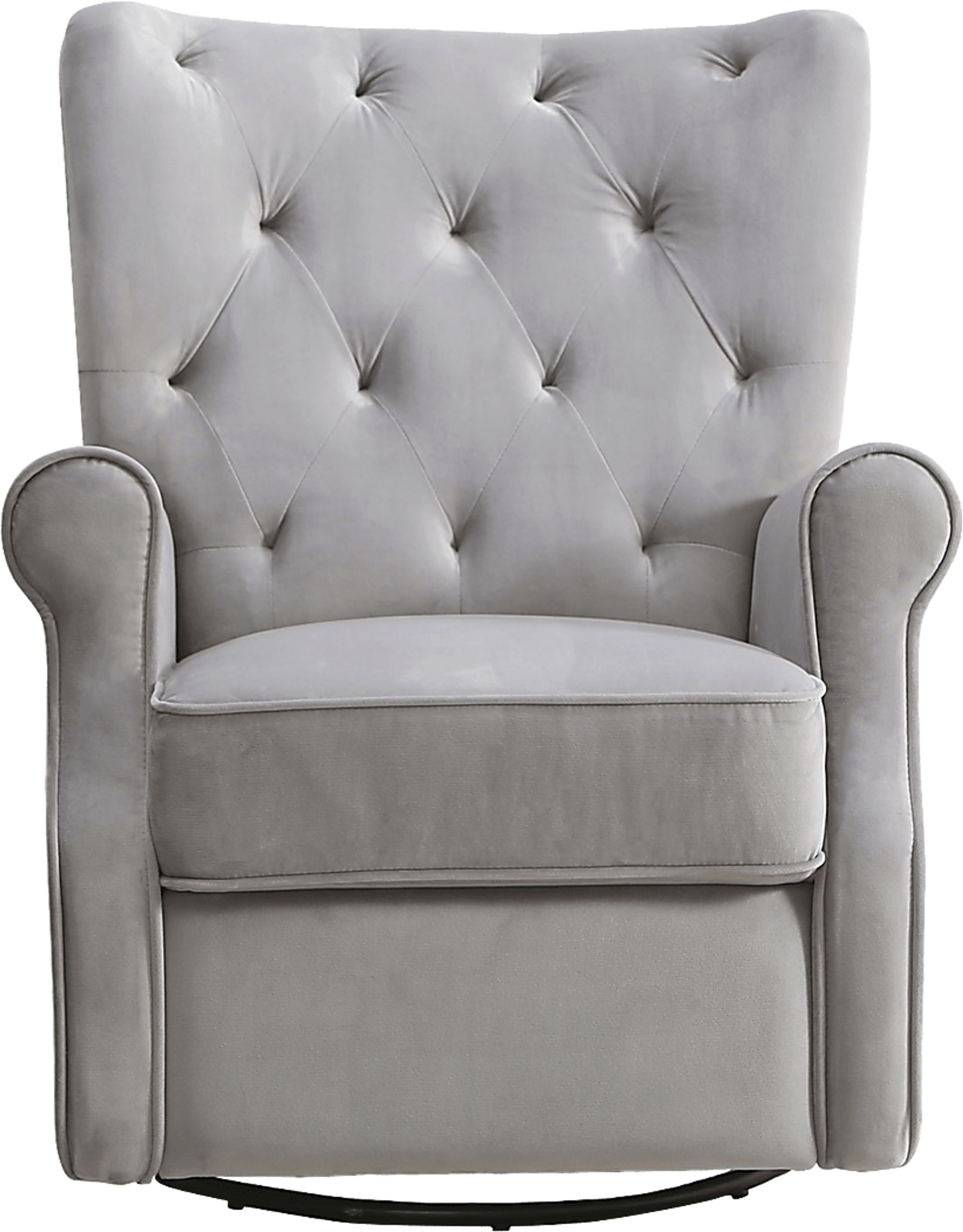 Nursery Alyna Gray Swivel Recliner - Image 2