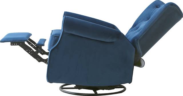 Nursery Alyna Indigo Swivel Recliner - Thumbnail - Image 3
