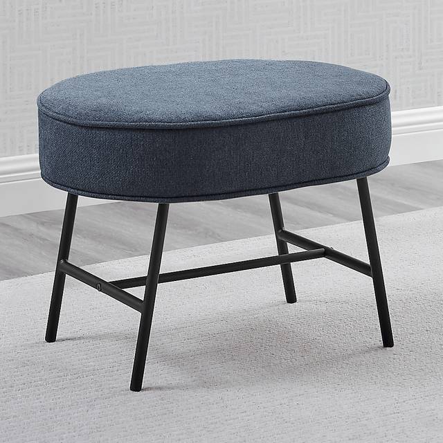 Nursery Annick Blue Ottoman - Thumbnail - Image 2
