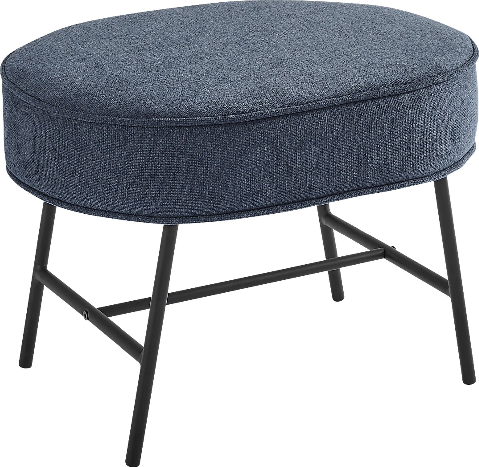 Nursery Annick Blue Ottoman - Image 1