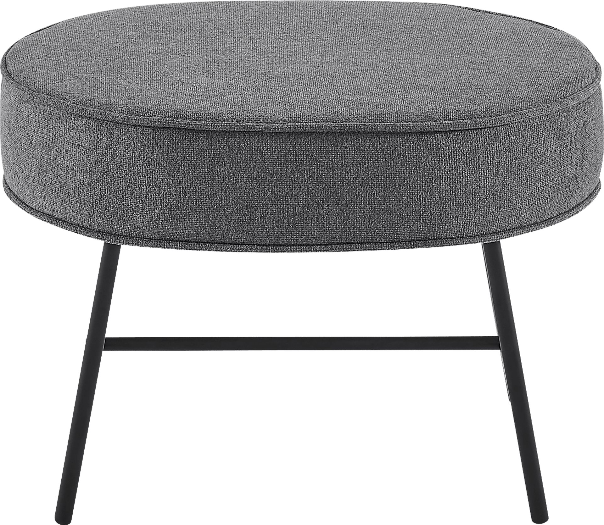 Nursery Annick Dark Gray Ottoman - Image 3