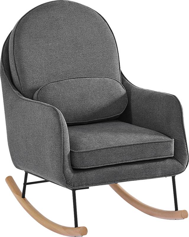 Nursery Annick Dark Gray Rocker - Thumbnail - Image 1