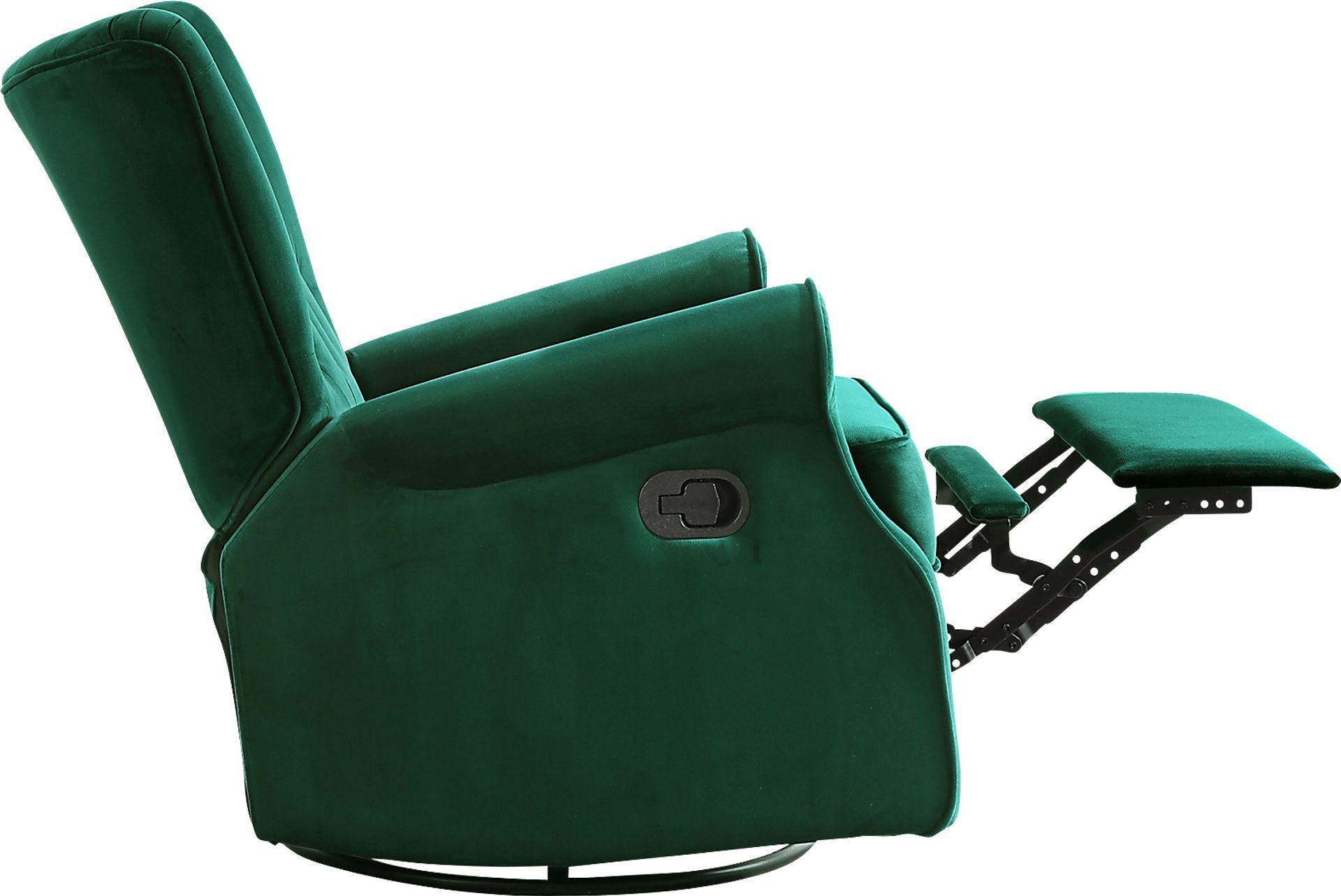 Nursery Apato I Green Swivel Recliner - Image 6