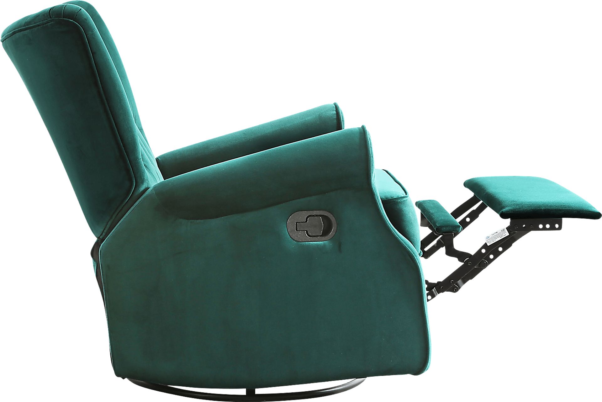 Nursery Apato I Green Swivel Recliner - Image 8