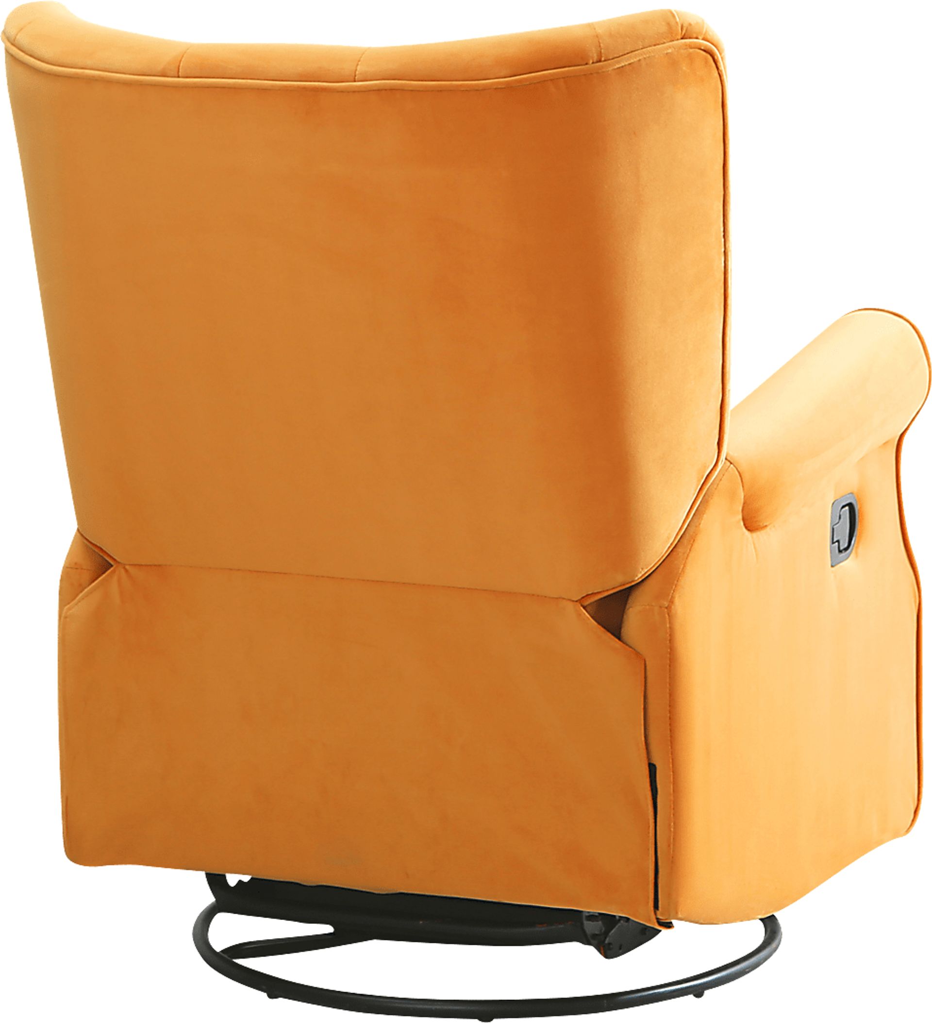 Nursery Apato I Yellow Swivel Recliner - Image 3