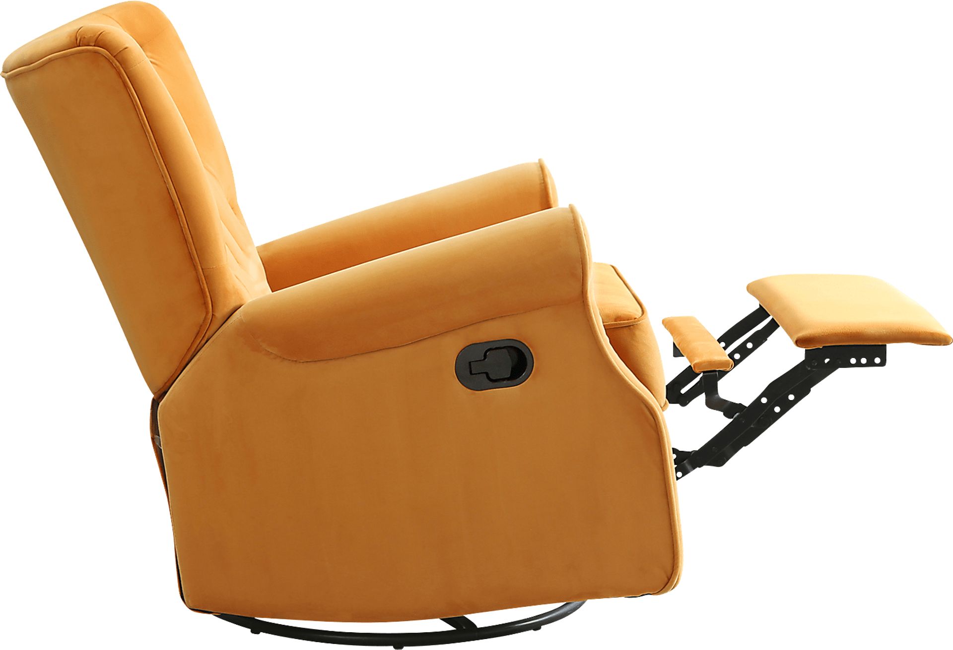 Nursery Apato I Yellow Swivel Recliner - Image 7