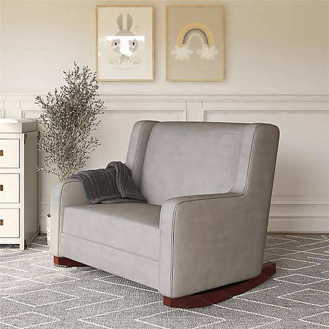 Nursery Arelo Taupe Rocker Chair - Thumbnail - Image 2