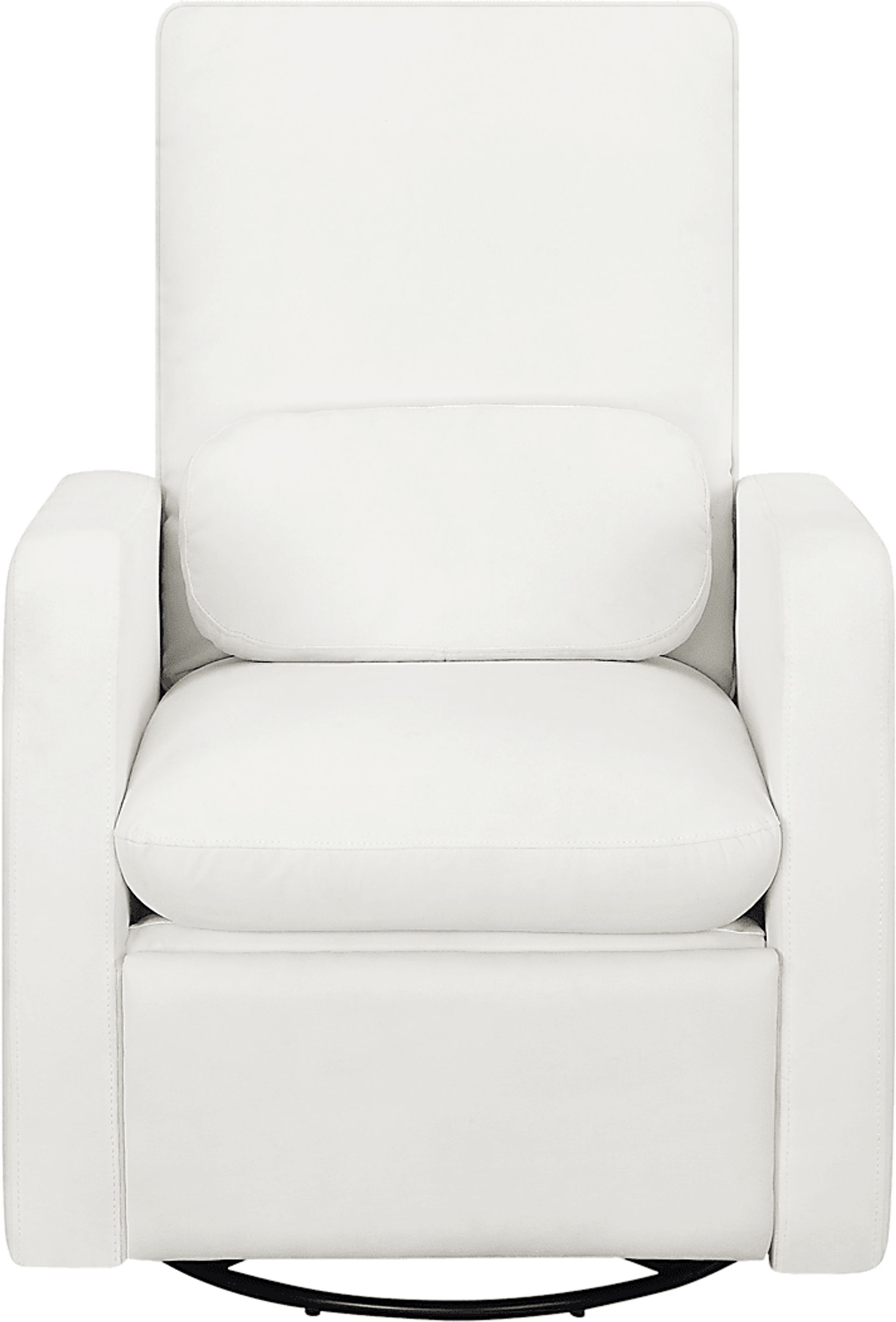 Nursery Cloud White Swivel Recliner - Image 3