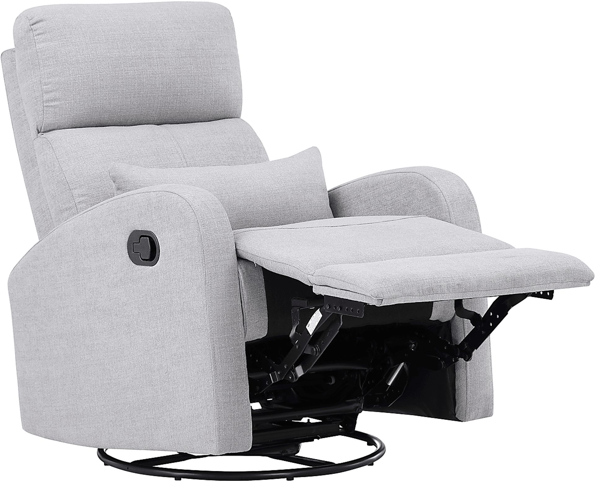 Nursery Coday Gray Glider Recliner - Image 3