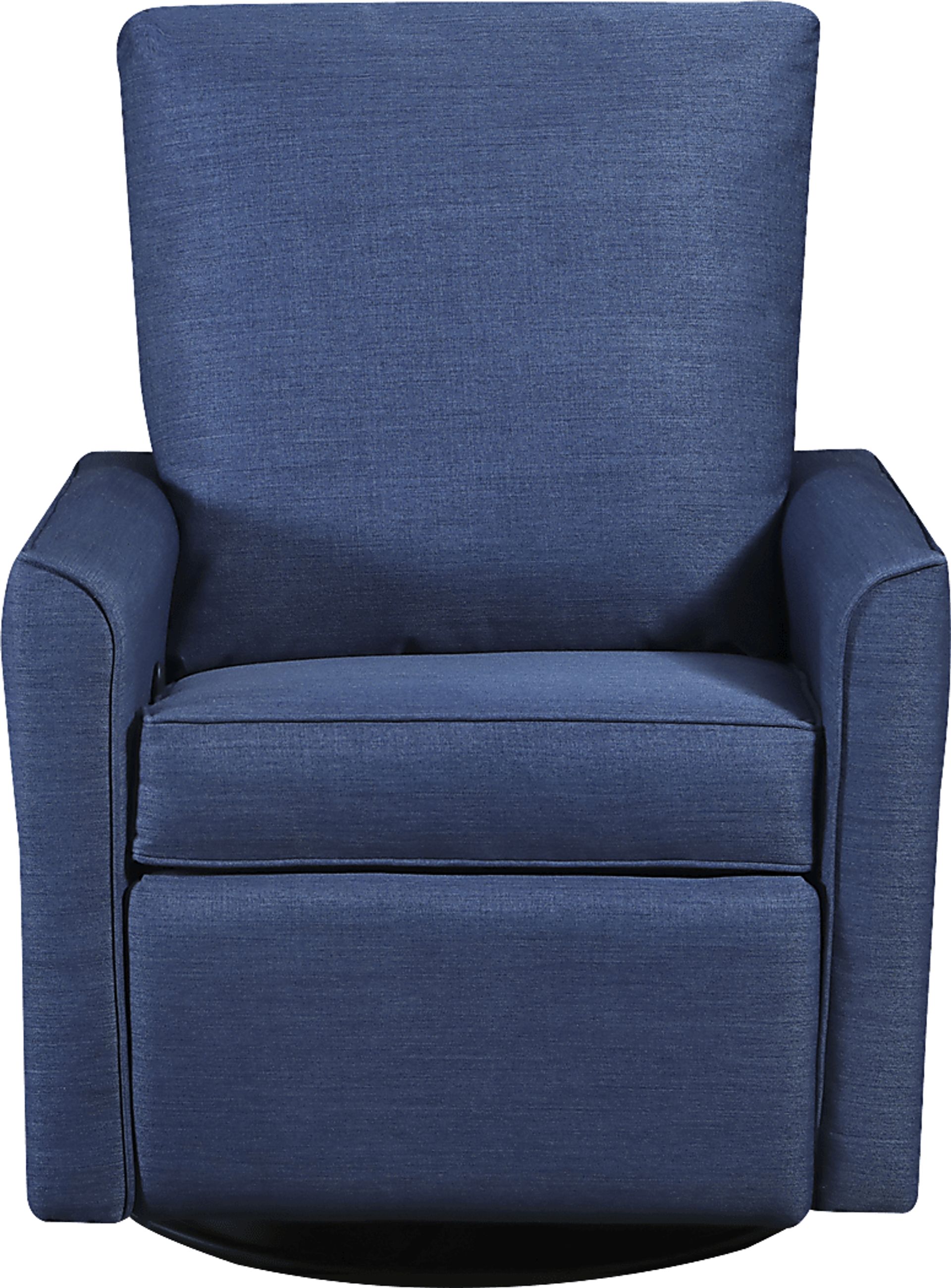 Nursery Cosonee Blue Swivel Recliner - Image 2