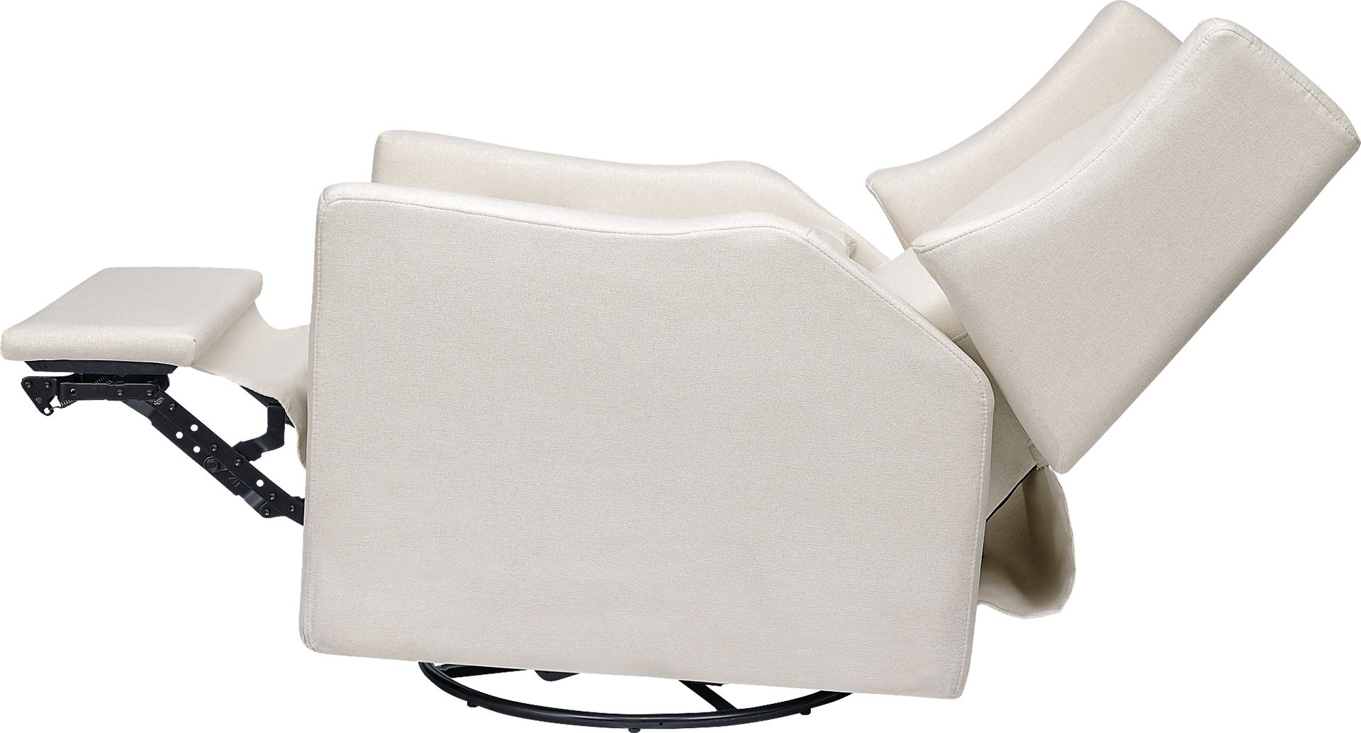 Nursery Cradle Song Cream Power Swivel Glider Recliner - Image 4