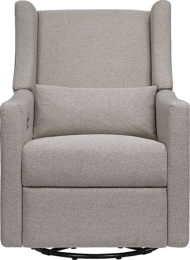 Nursery Cradle Song Gray Power Swivel Glider Recliner - Thumbnail - Image 2
