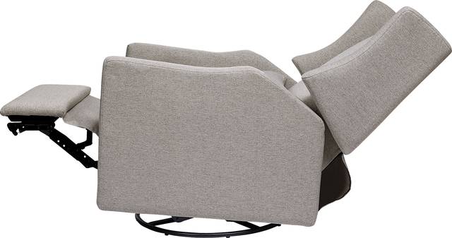 Nursery Cradle Song Gray Power Swivel Glider Recliner - Thumbnail - Image 4
