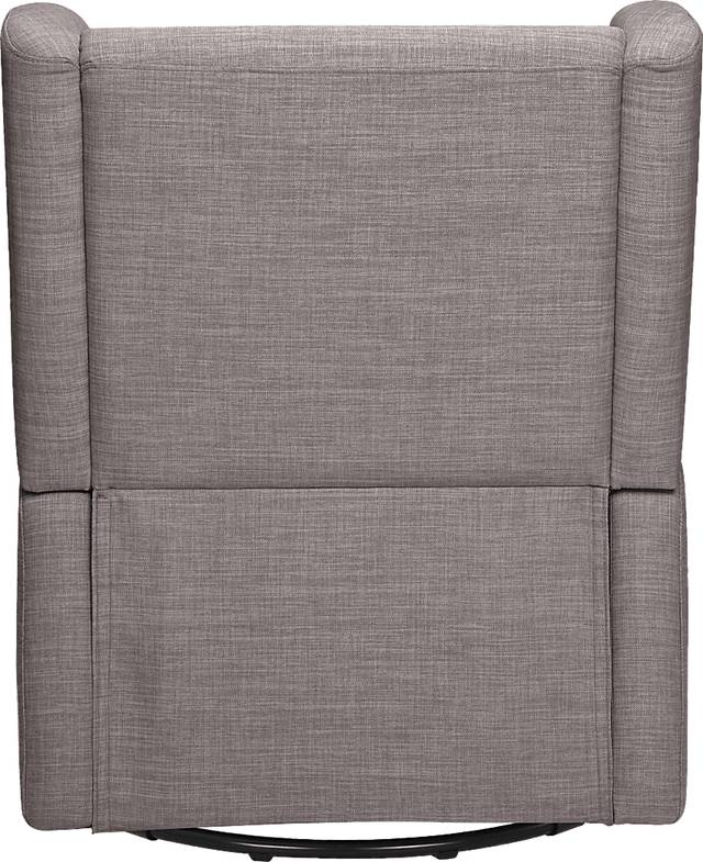 Nursery Cradle Song Gray Swivel Glider Recliner - Thumbnail - Image 16