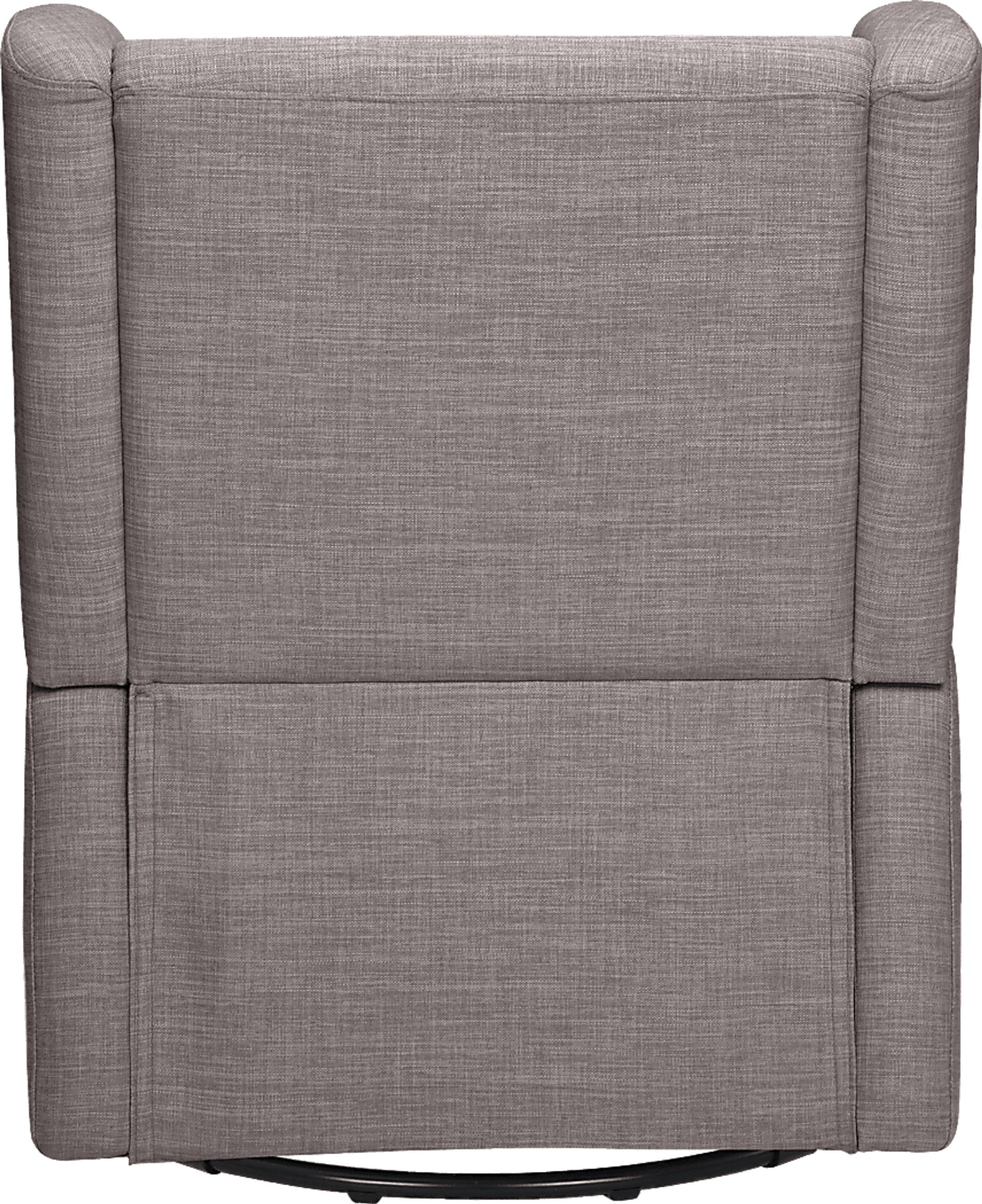 Nursery Cradle Song Gray Swivel Glider Recliner - Image 16