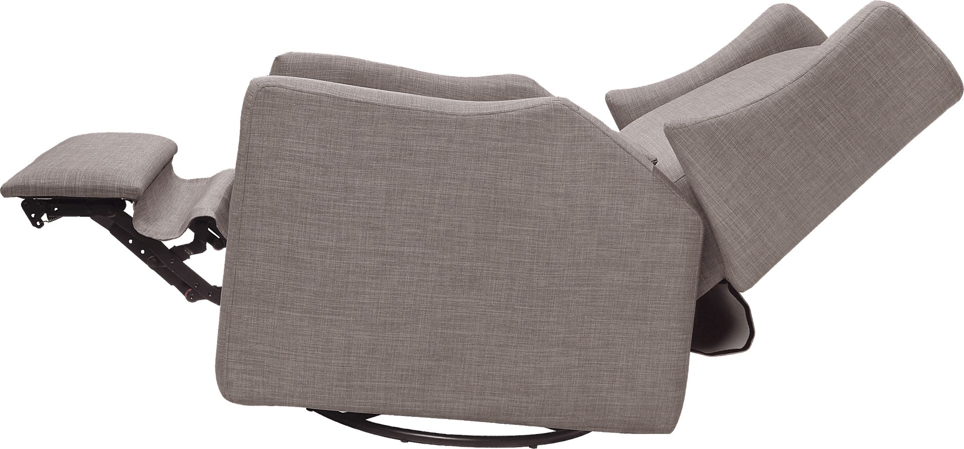 Nursery Cradle Song Gray Swivel Glider Recliner - Image 8