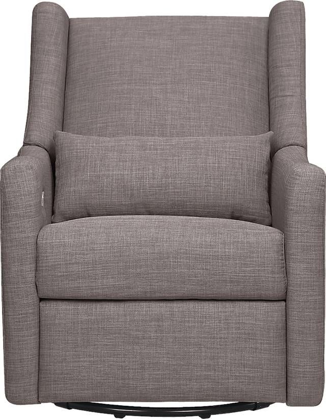 Nursery Cradle Song Gray Swivel Glider Recliner - Thumbnail - Image 9