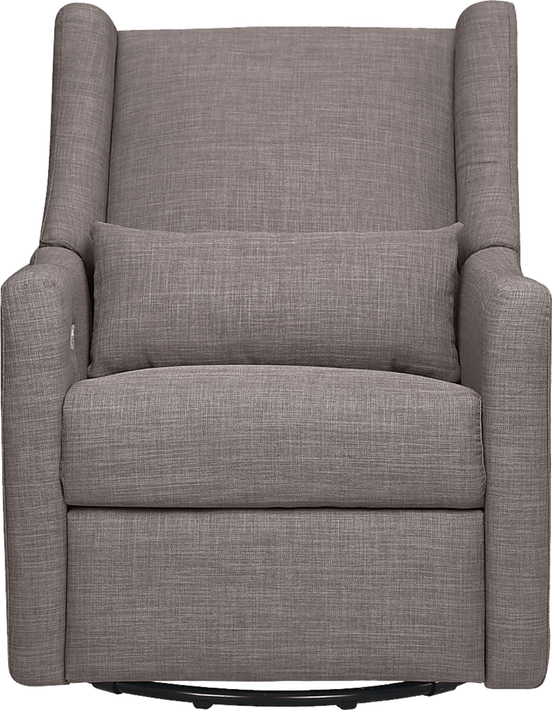 Nursery Cradle Song Gray Swivel Glider Recliner - Image 9
