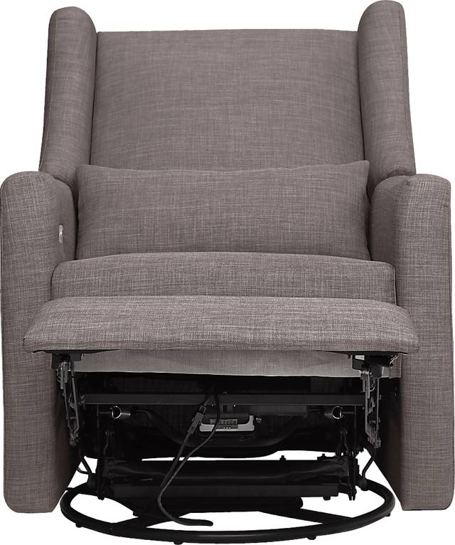 Nursery Cradle Song Gray Swivel Glider Recliner - Thumbnail - Image 10
