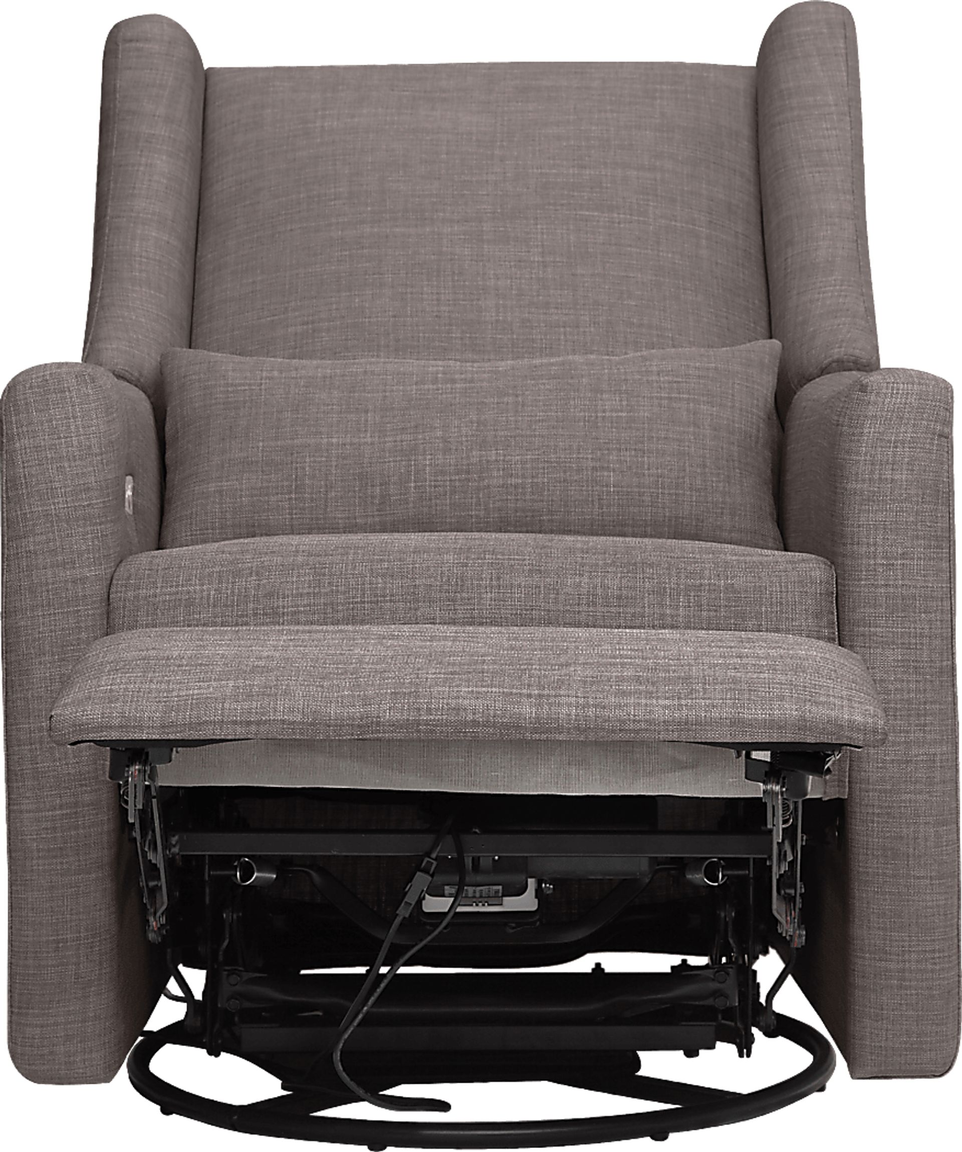 Nursery Cradle Song Gray Swivel Glider Recliner - Image 10