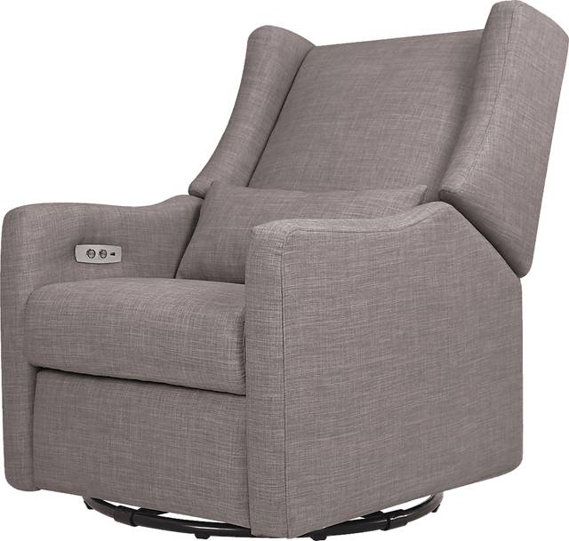 Nursery Cradle Song Gray Swivel Glider Recliner - Thumbnail - Image 1