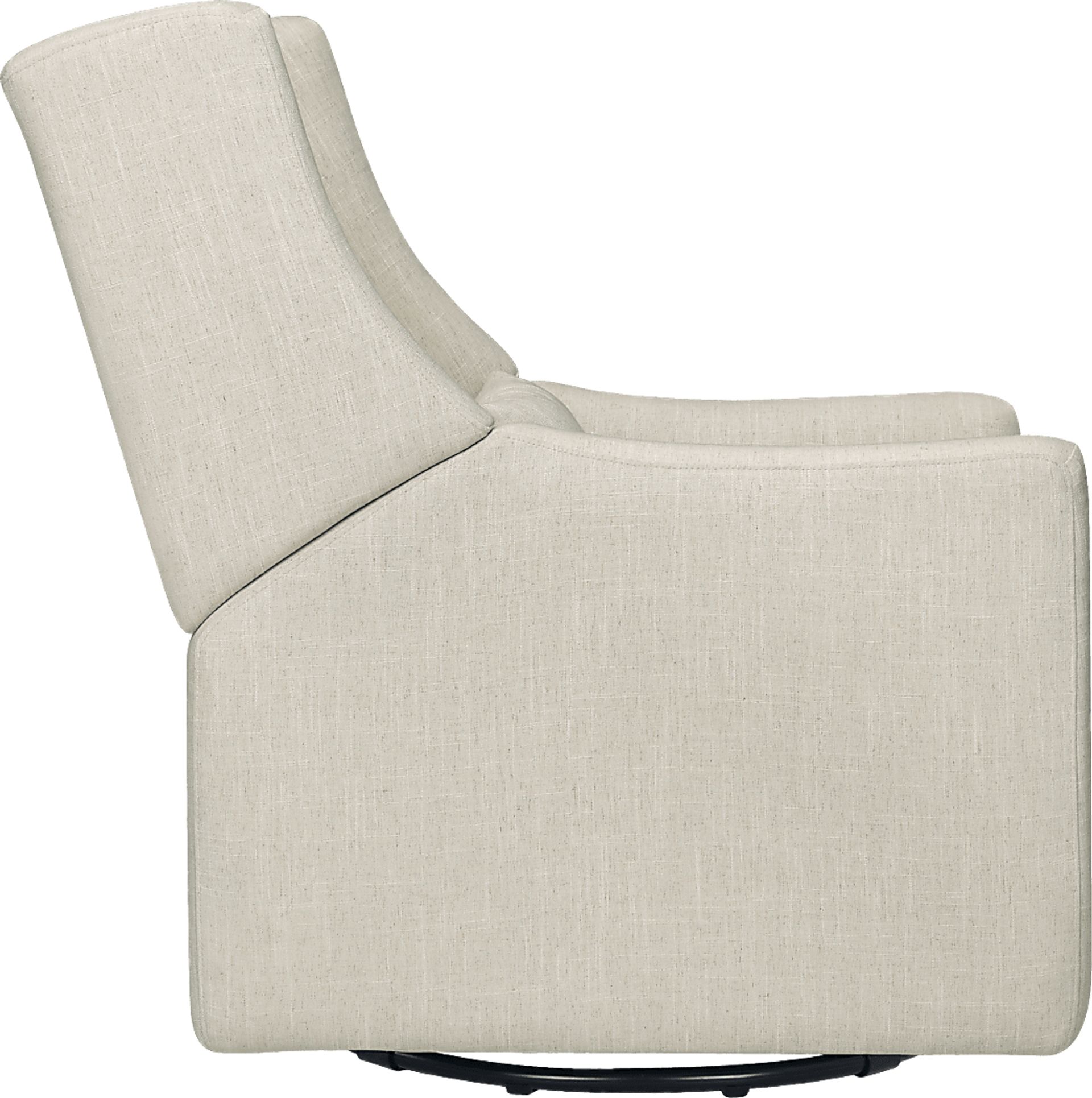 Nursery Cradle Song White Swivel Glider Recliner - Image 17