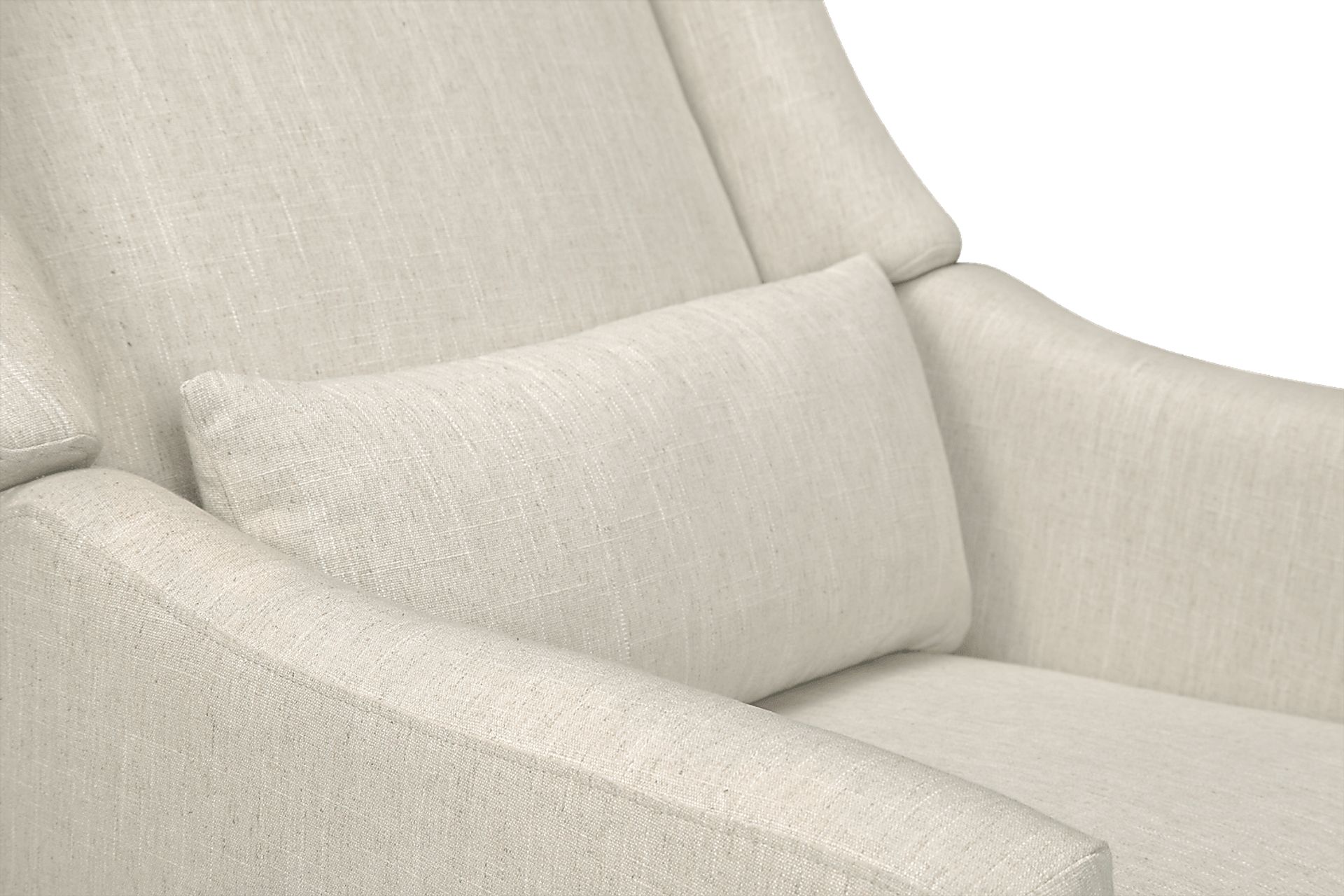 Nursery Cradle Song White Swivel Glider Recliner - Image 9