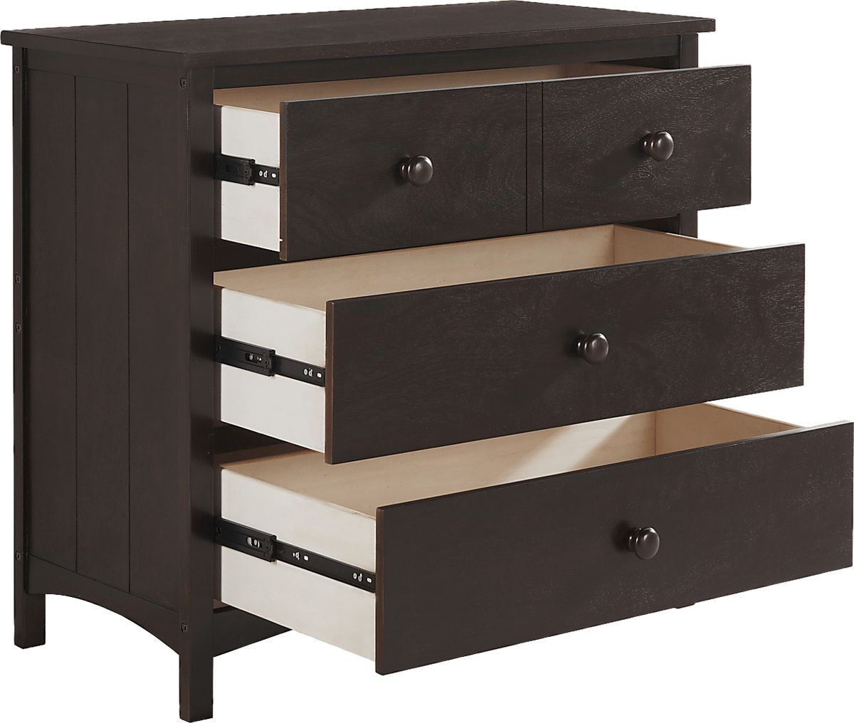 Dakson Espresso Dark Wood Nursery Dresser | Rooms to Go