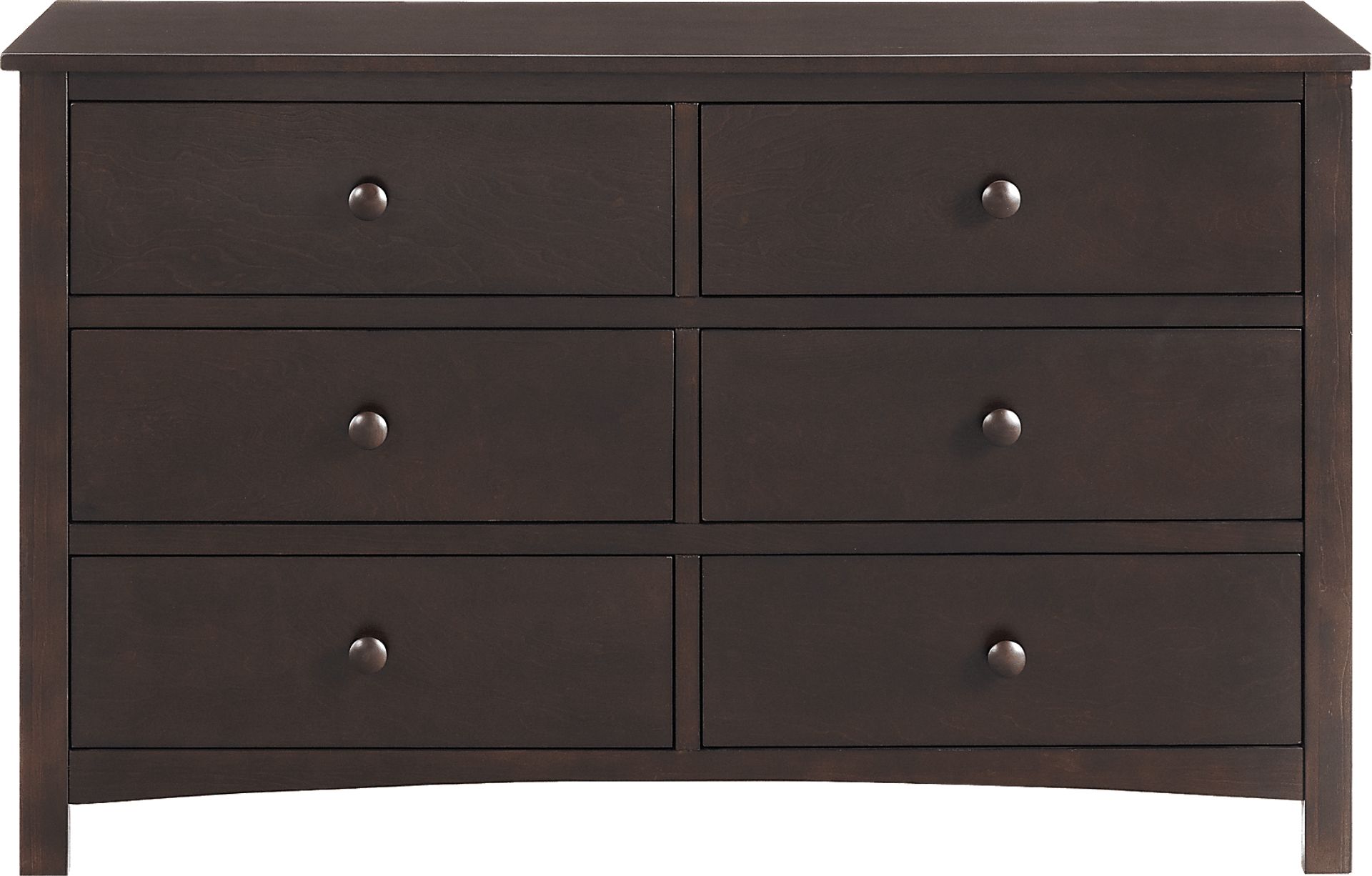 Nursery Dakson Espresso 6 Drawer Dresser - Image 3