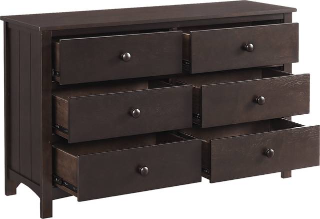 Nursery Dakson Espresso 6 Drawer Dresser - Thumbnail - Image 5