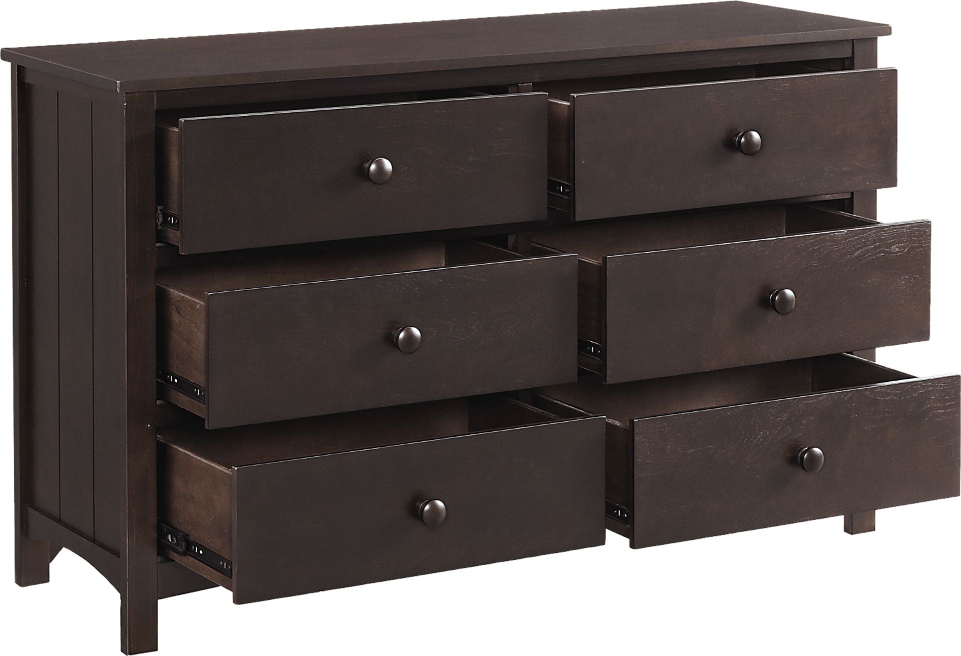 Nursery Dakson Espresso 6 Drawer Dresser - Image 5