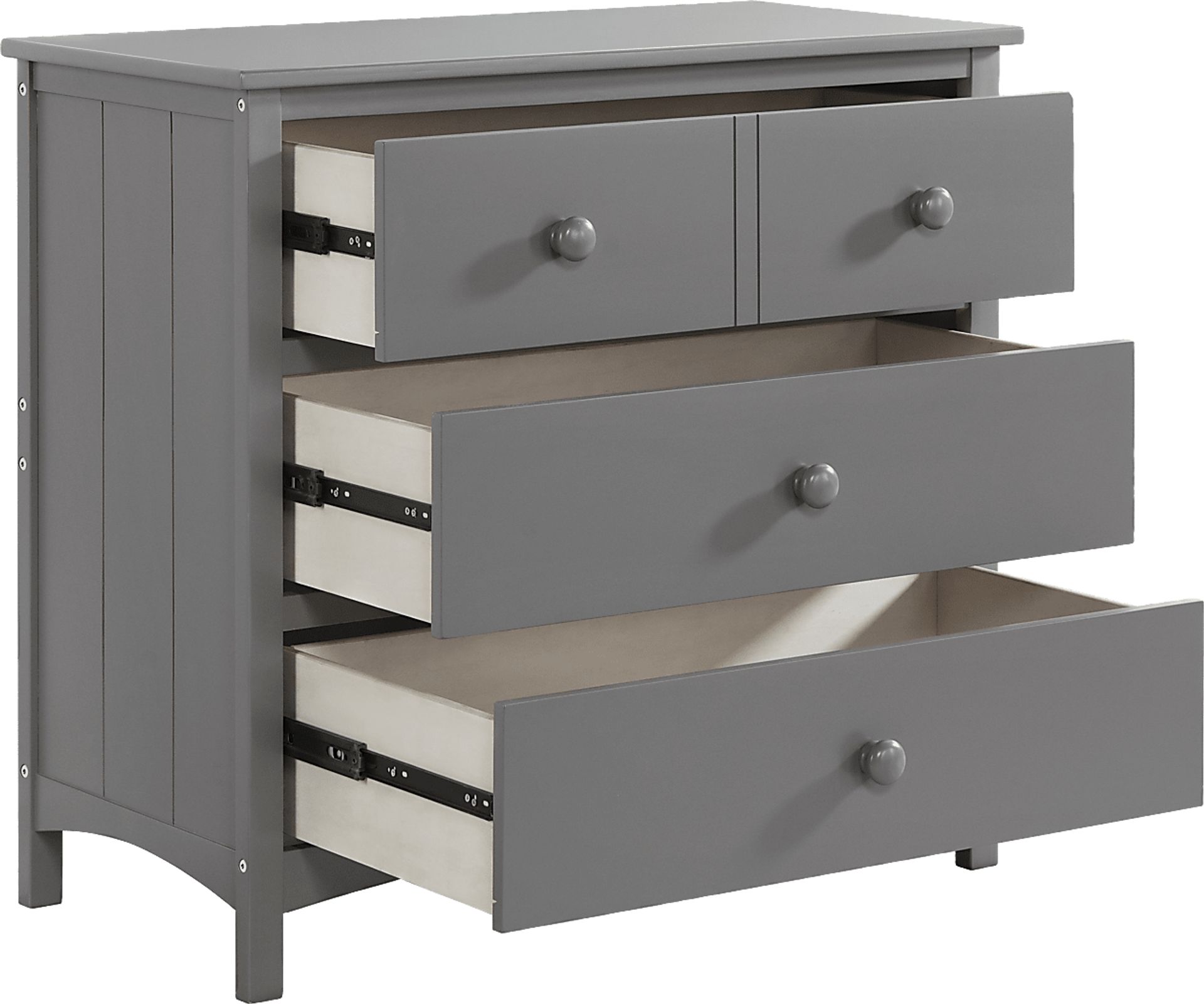 Nursery Dakson Gray 3 Drawer Dresser - Image 2