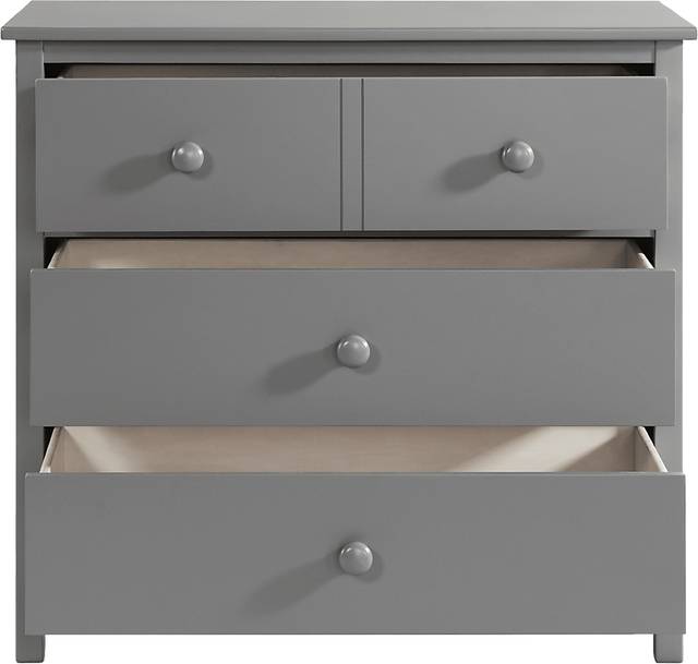 Nursery Dakson Gray 3 Drawer Dresser - Thumbnail - Image 4