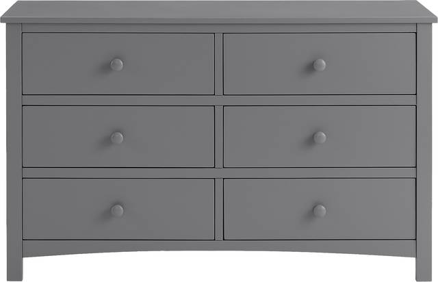 Nursery Dakson Gray 6 Drawer Dresser - Thumbnail - Image 3