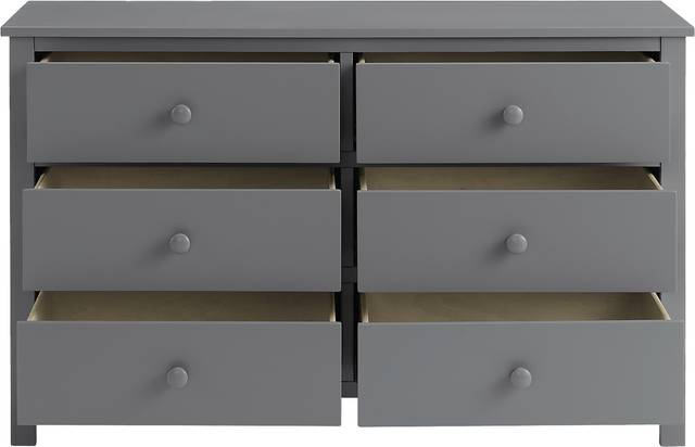 Nursery Dakson Gray 6 Drawer Dresser - Thumbnail - Image 4