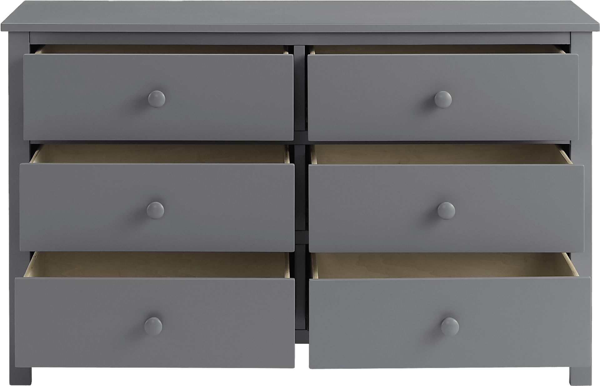Nursery Dakson Gray 6 Drawer Dresser - Image 4