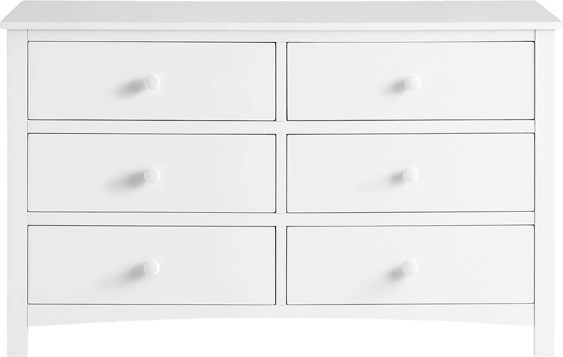 Nursery Dakson White 6 Drawer Dresser - Image 3