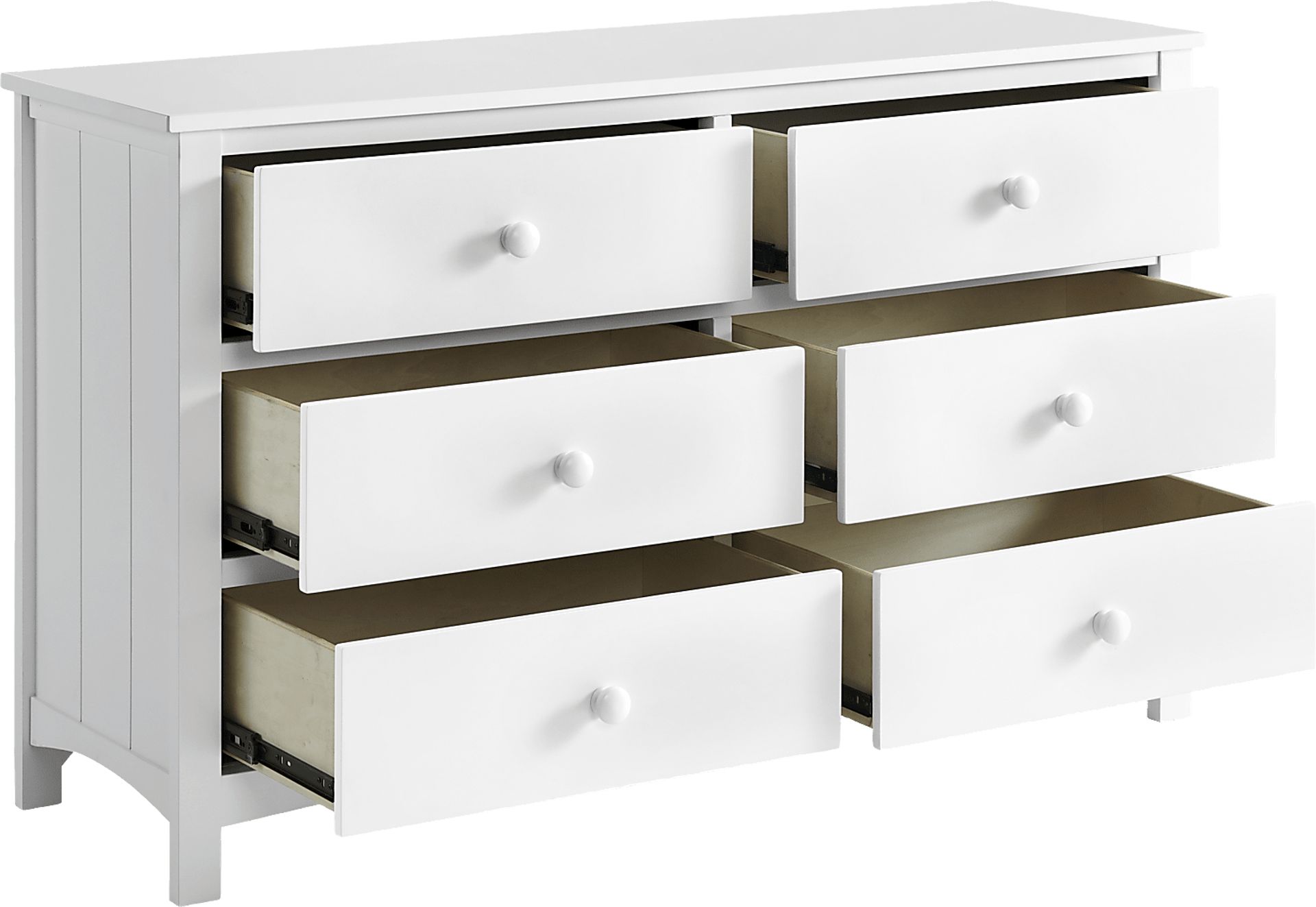Nursery Dakson White 6 Drawer Dresser - Image 4