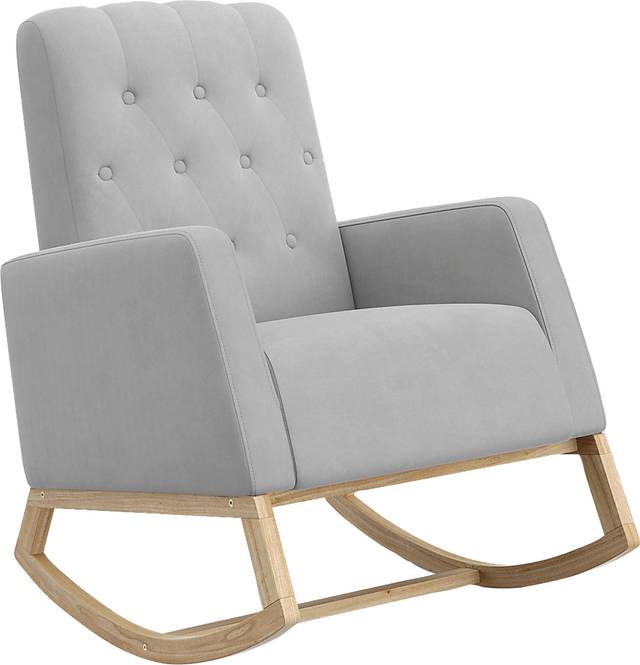 Nursery Doreni Gray Rocker - Thumbnail - Image 1