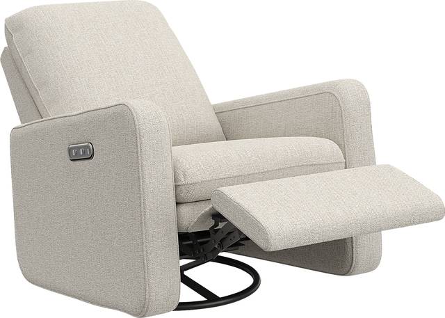 Nursery Elysiu Beige Swivel Glider - Thumbnail - Image 9