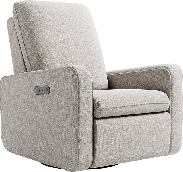 Nursery Elysiu Beige Swivel Glider - Thumbnail - Image 1