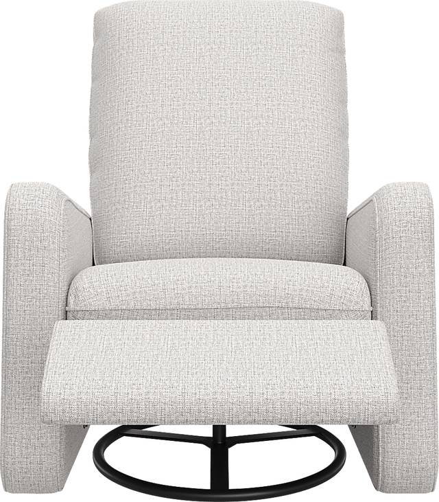 Nursery Elysiu Gray Swivel Glider - Thumbnail - Image 7