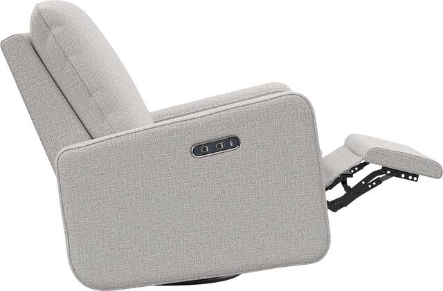 Nursery Elysiu Gray Swivel Glider - Thumbnail - Image 8