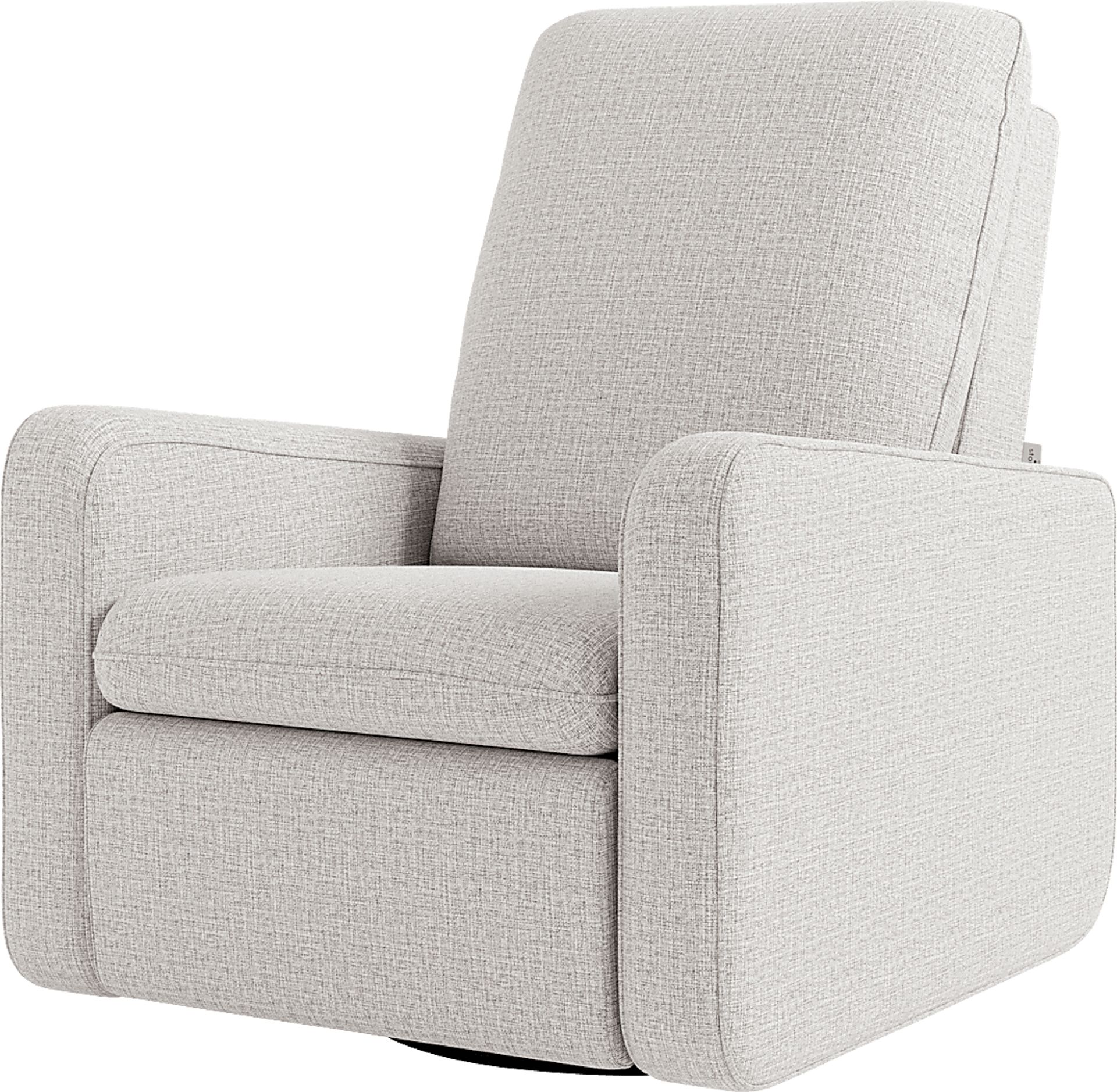 Nursery Elysiu Gray Swivel Glider - Image 10