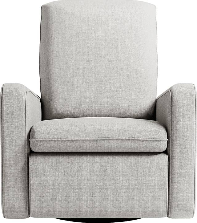 Nursery Elysiu Gray Swivel Glider - Thumbnail - Image 3