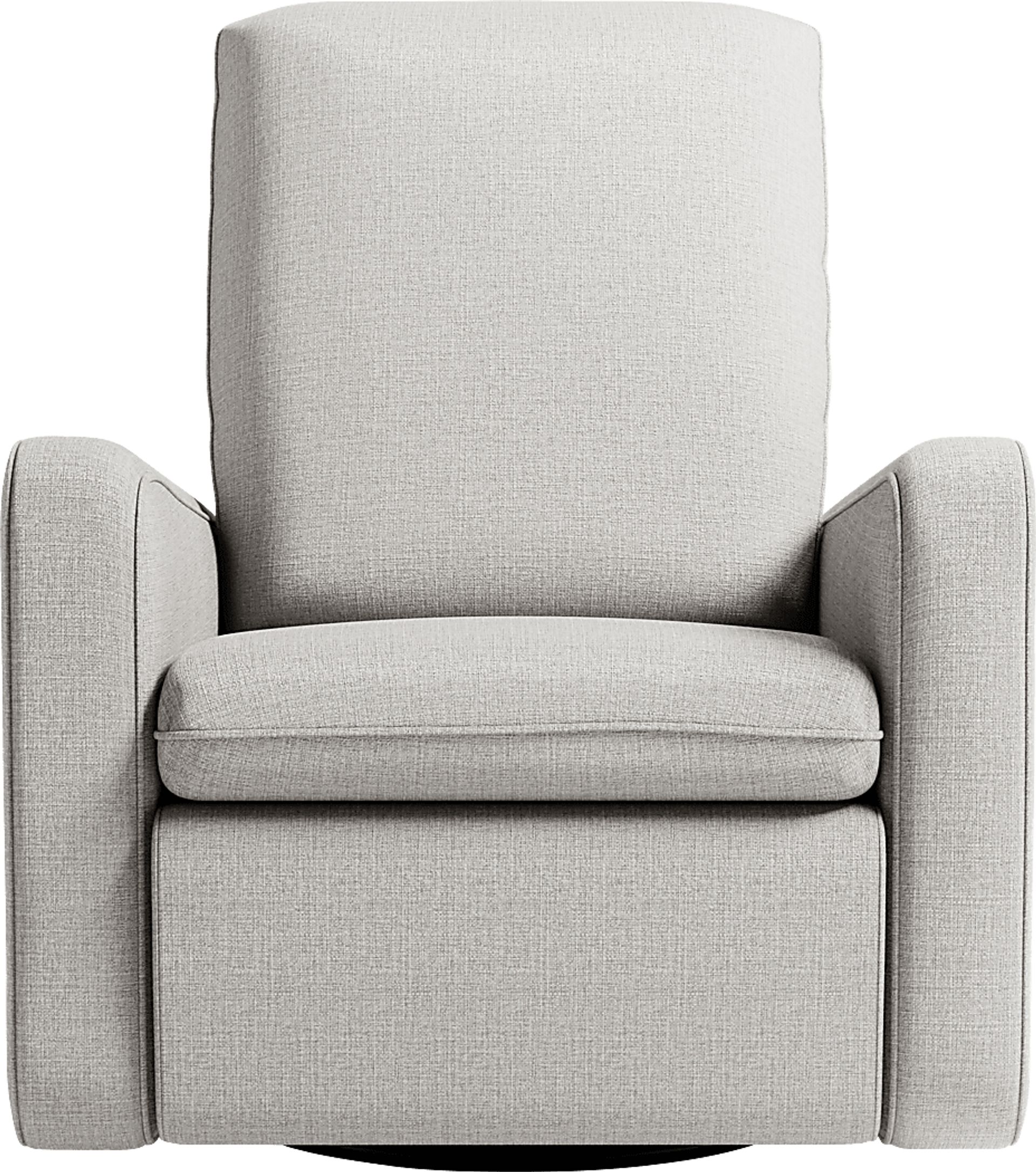 Nursery Elysiu Gray Swivel Glider - Image 3