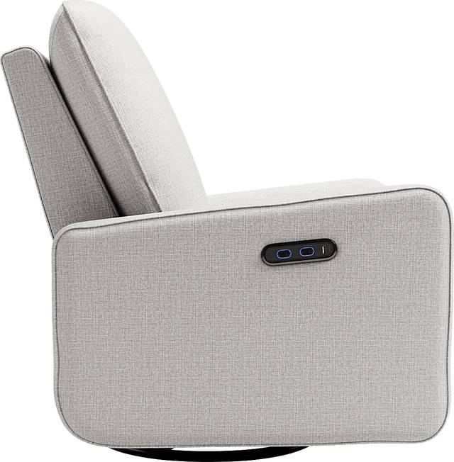 Nursery Elysiu Gray Swivel Glider - Thumbnail - Image 5