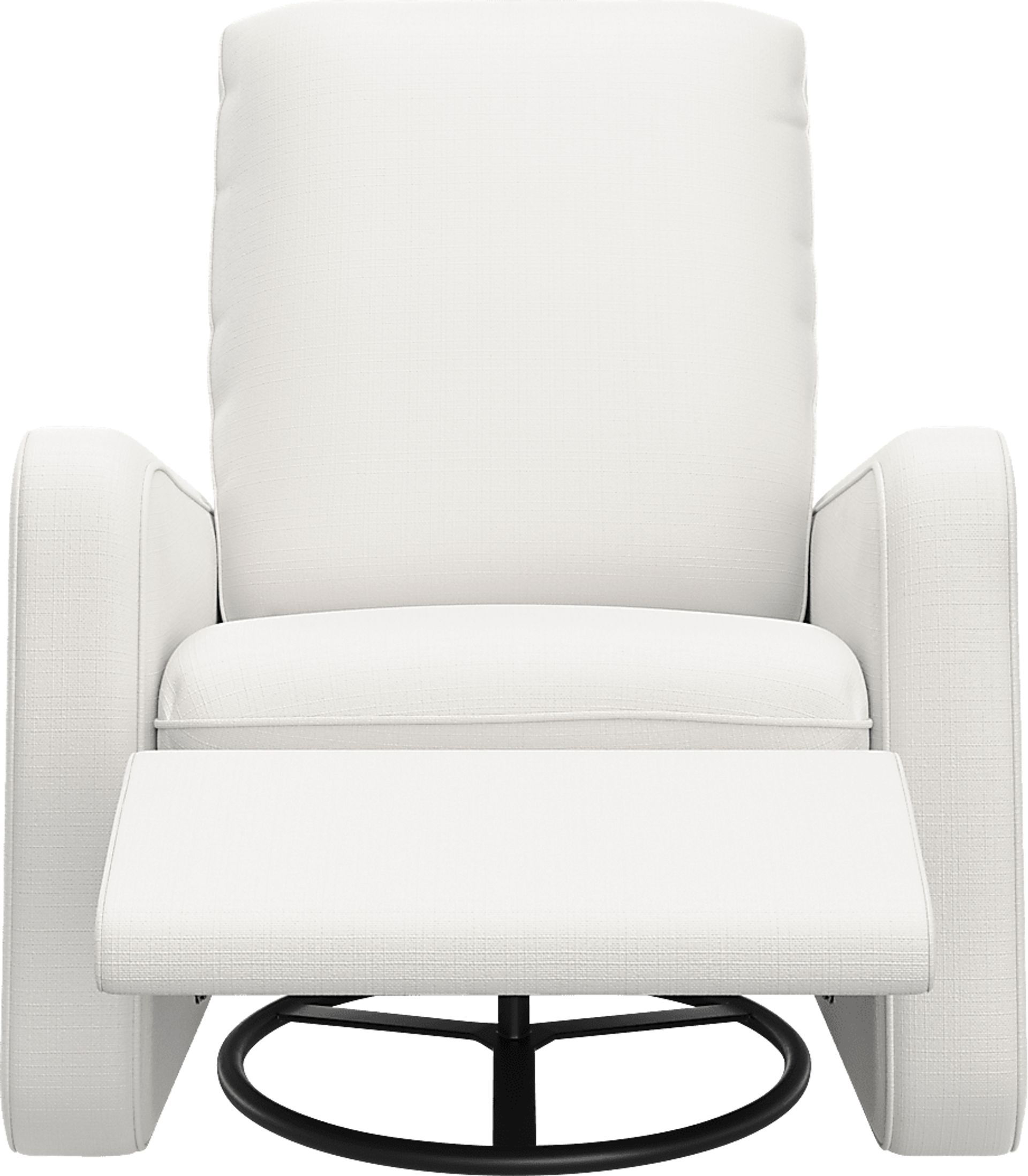 Nursery Elysiu Ivory Swivel Glider - Image 12
